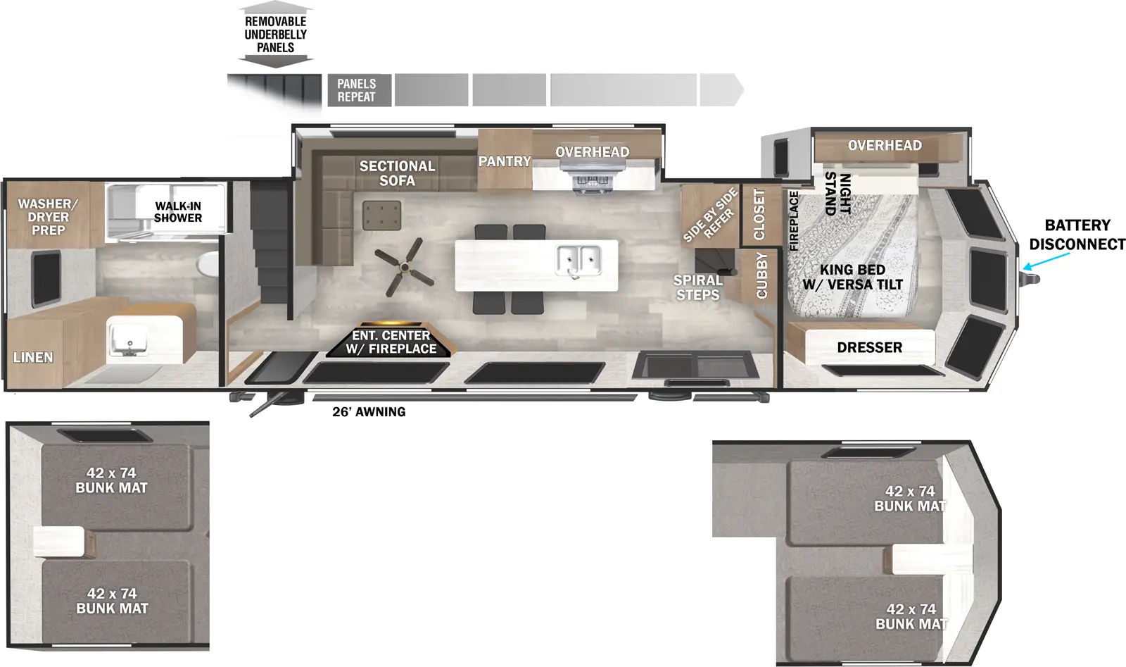 Wildwood Lodge 42VIEW Floorplan